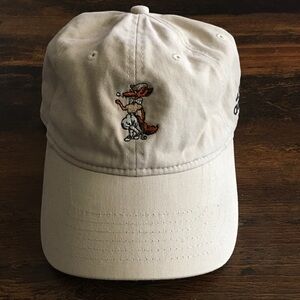 Adidas Beige Golf Cap with Embroidered Golfing Fox Detail 107